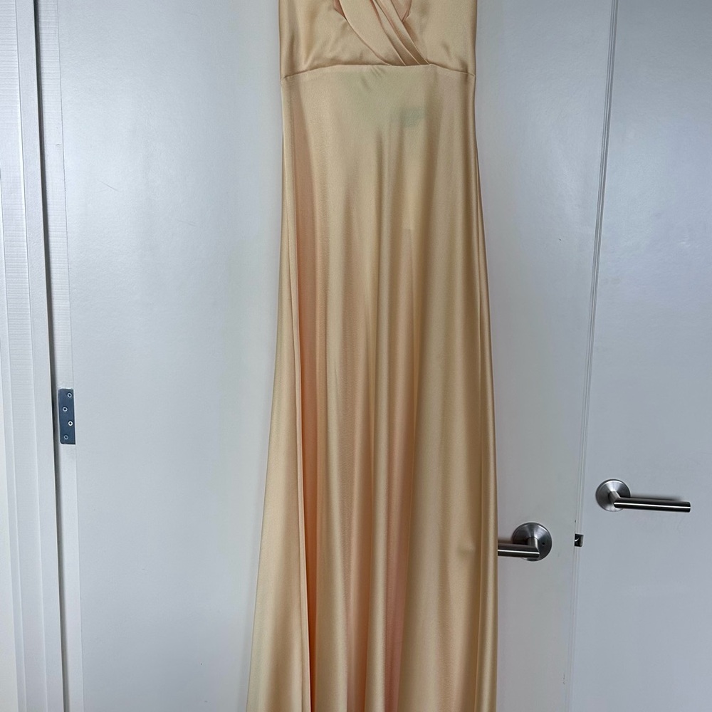 Jill Stuart Pale Gold Formal Gown | Size 8 NWT | $455 Retail-Perfect for Spring